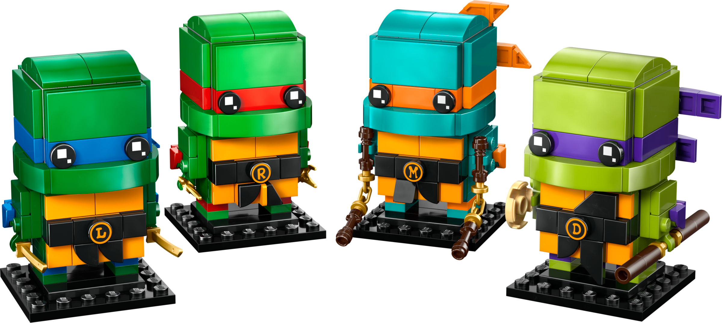 LEGO TMNT BrickHeadz figures set 567 pieces (British brand)
