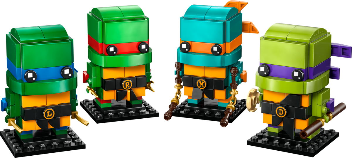 LEGO TMNT BrickHeadz figures set 567 pieces (British brand)