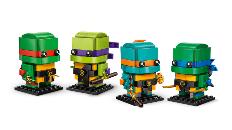 LEGO TMNT BrickHeadz figures set 567 pieces (British brand)