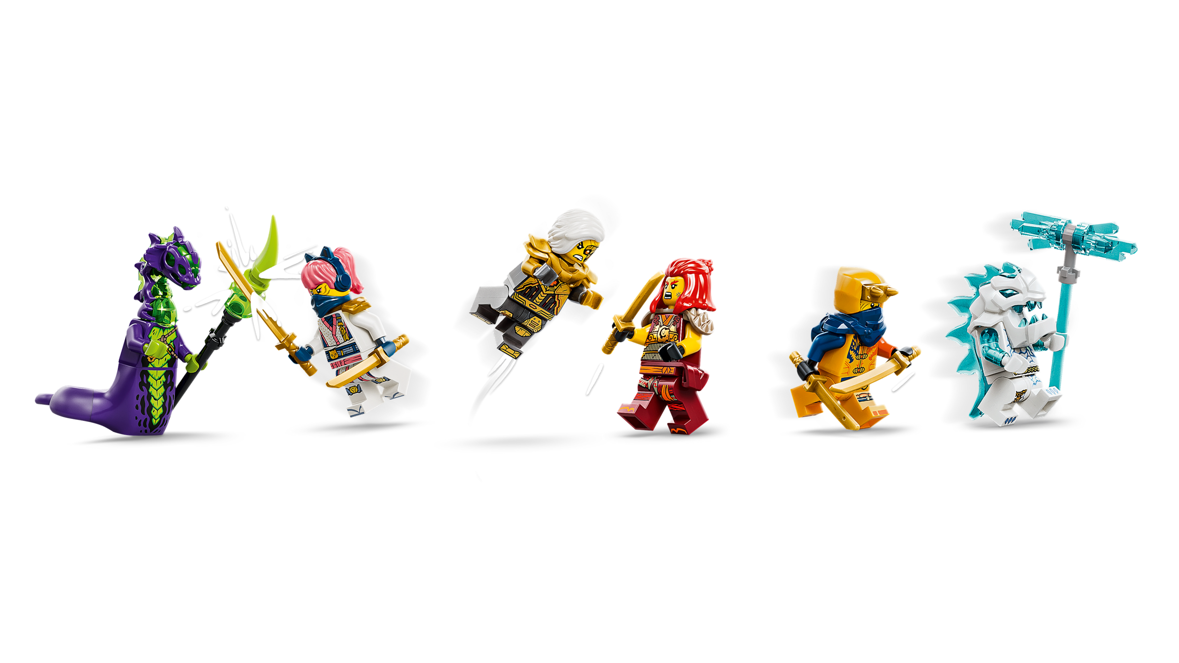 LEGO NINJAGO Wyldfyre's Transforming Dragon Mech building set - British product