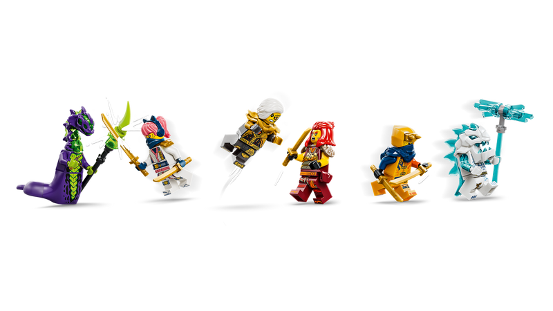 LEGO NINJAGO Wyldfyre's Transforming Dragon Mech building set - British product