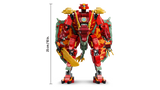 LEGO NINJAGO Wyldfyre's Transforming Dragon Mech building set - British product