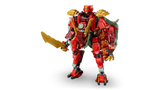 LEGO NINJAGO Wyldfyre's Transforming Dragon Mech building set - British product