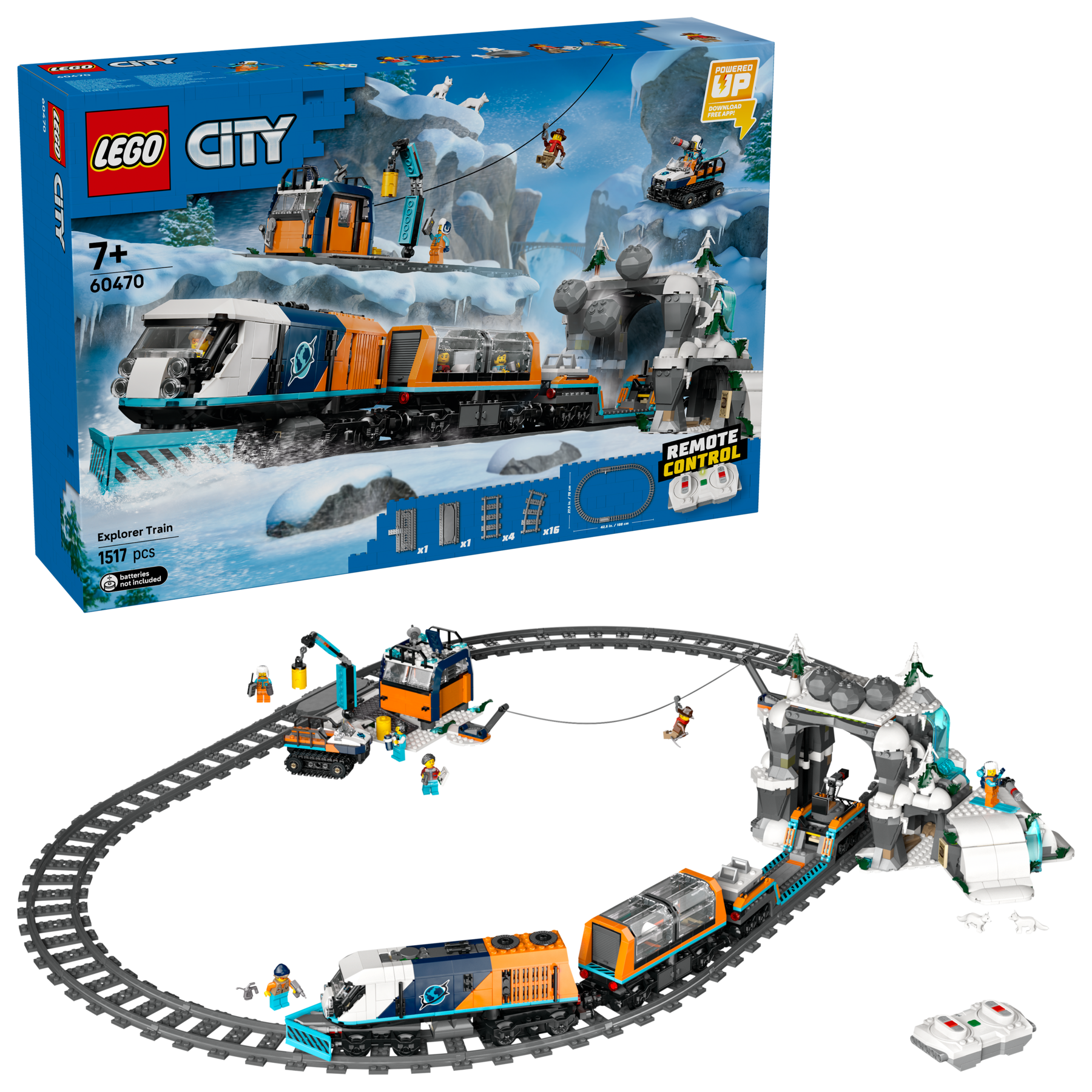 LEGO Arctic Polar Express Train set 1517 pieces - British product