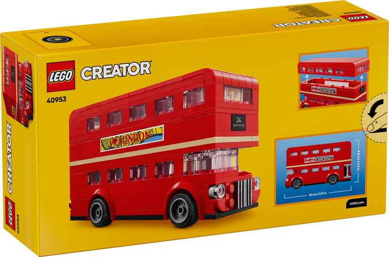 LEGO London Bus building set 245 pieces, UK version