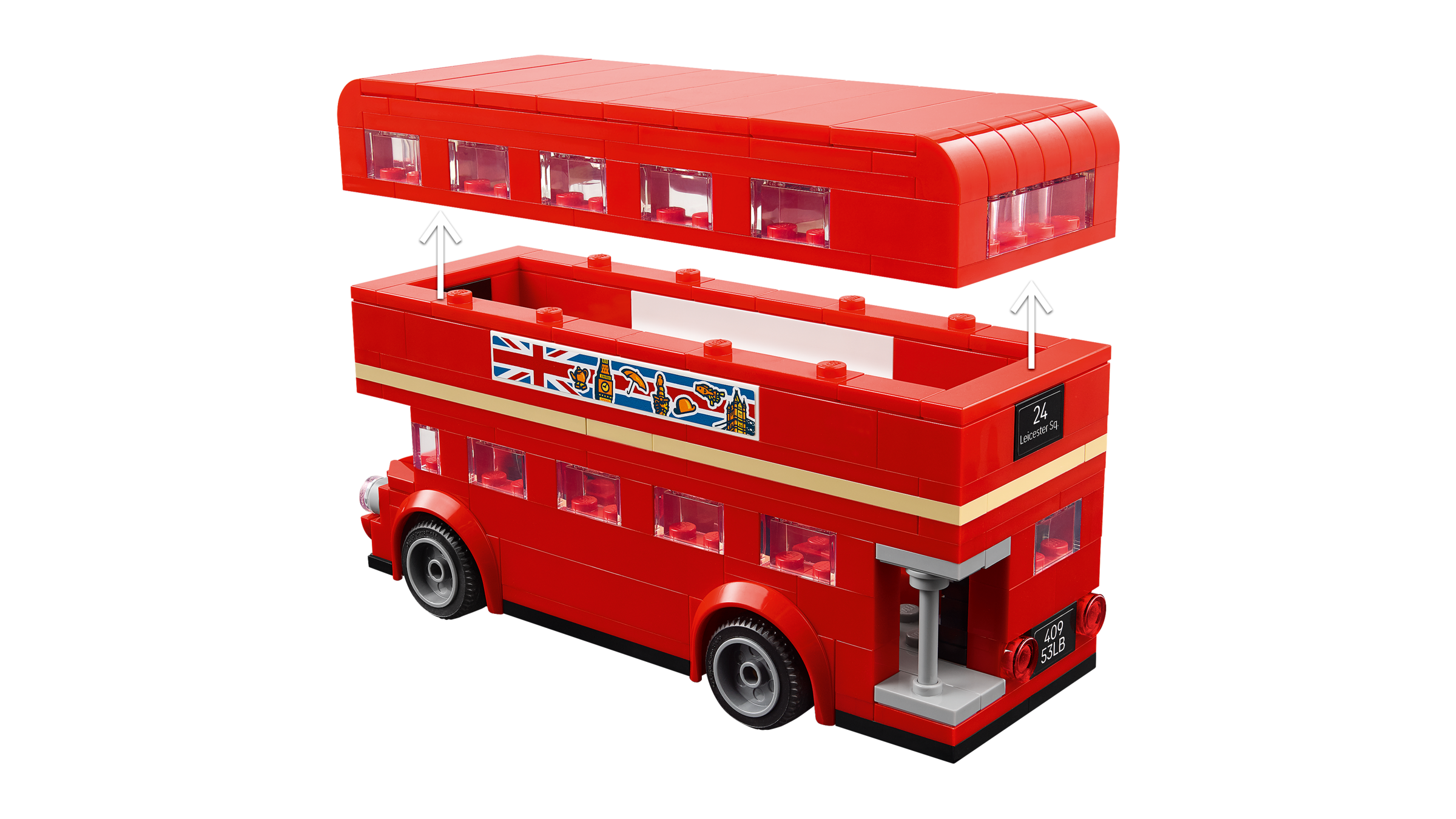 LEGO London Bus building set 245 pieces, UK version