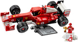 LEGO Ferrari F2004 model car with Michael Schumacher minifigure 735 pieces, UK version