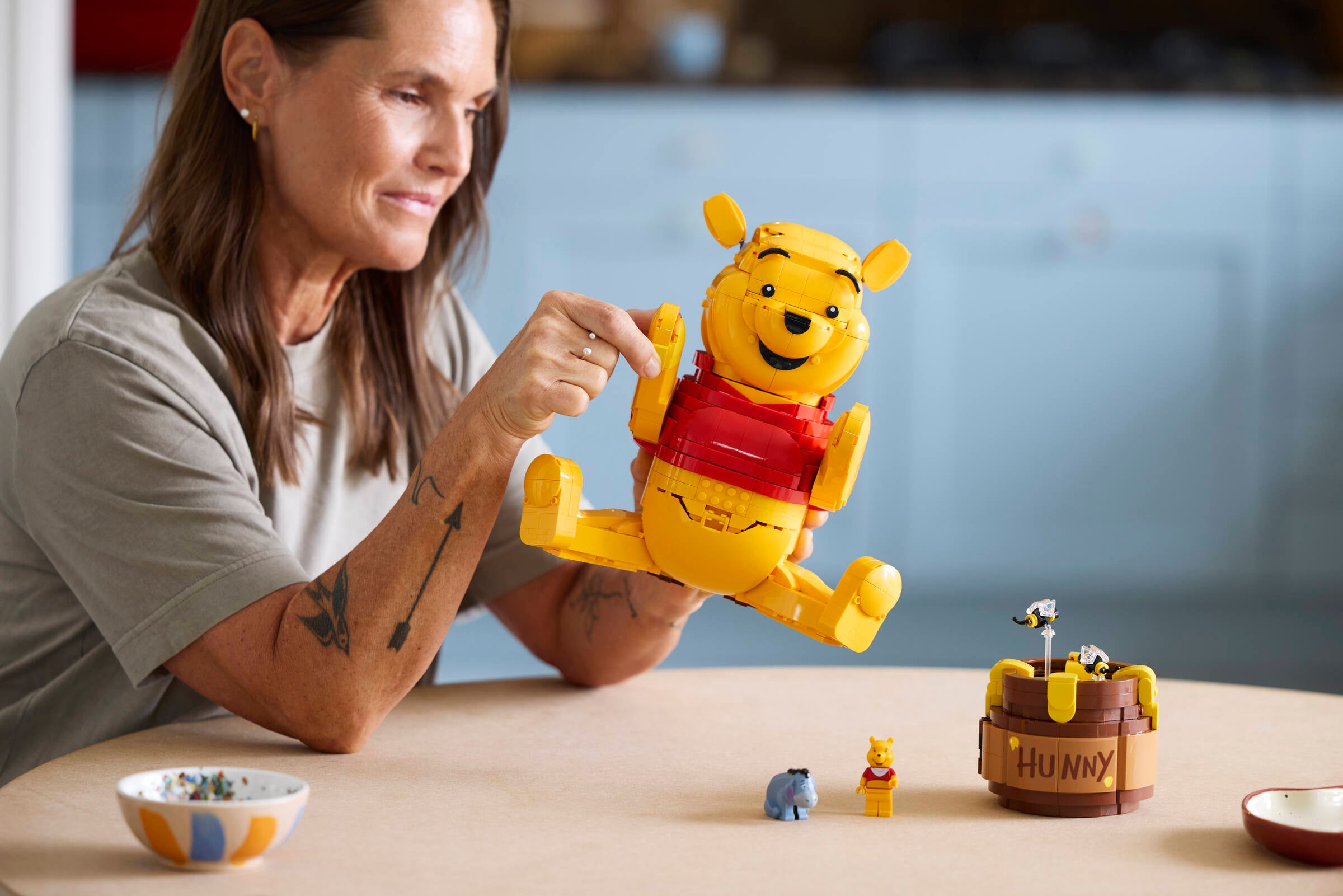 LEGO Winnie the Pooh building set display model 43300, UK version