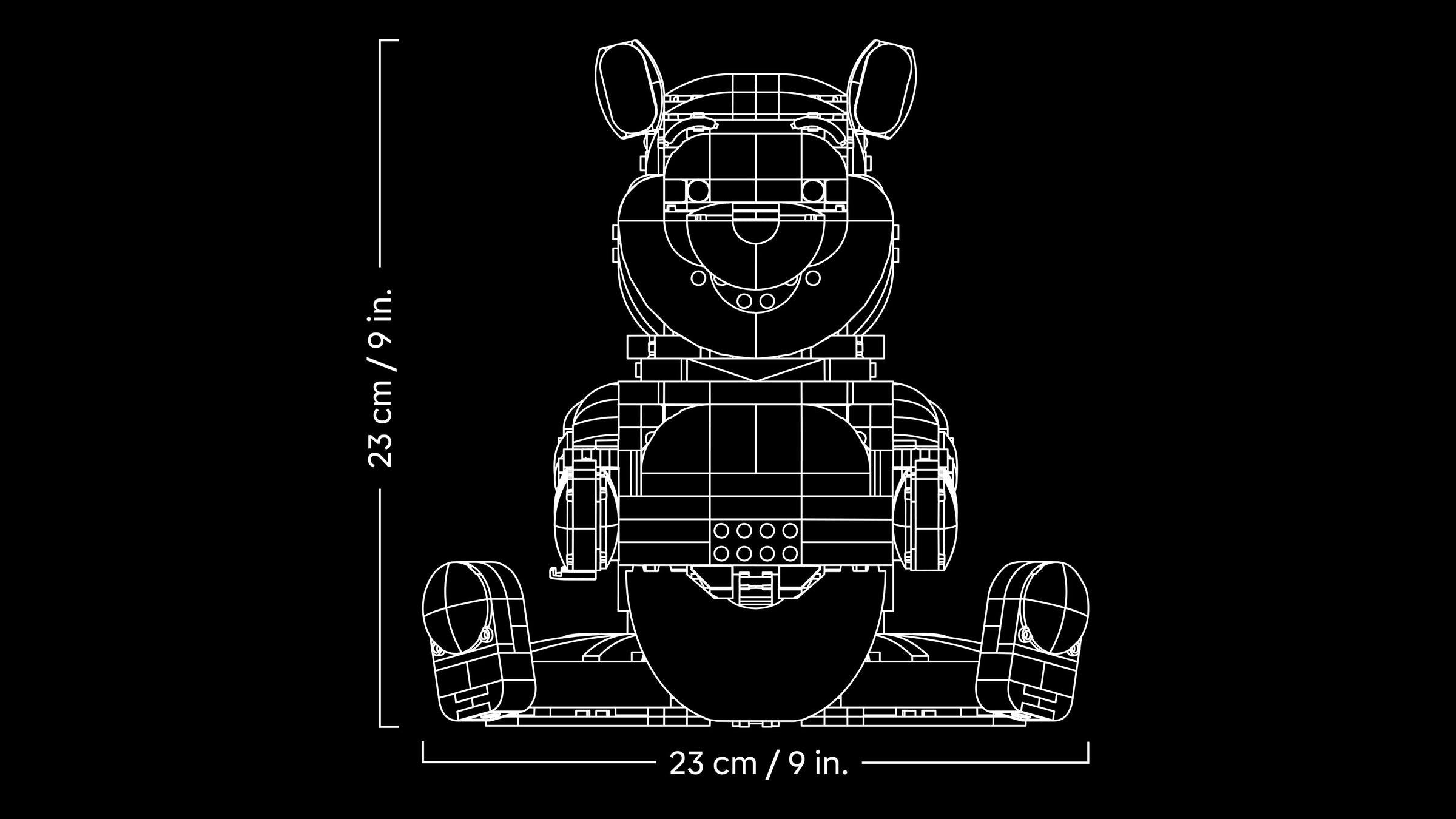 LEGO Winnie the Pooh building set display model 43300, UK version