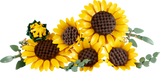 LEGO Sunflower Bouquet flower building set 686 pieces (British brand)