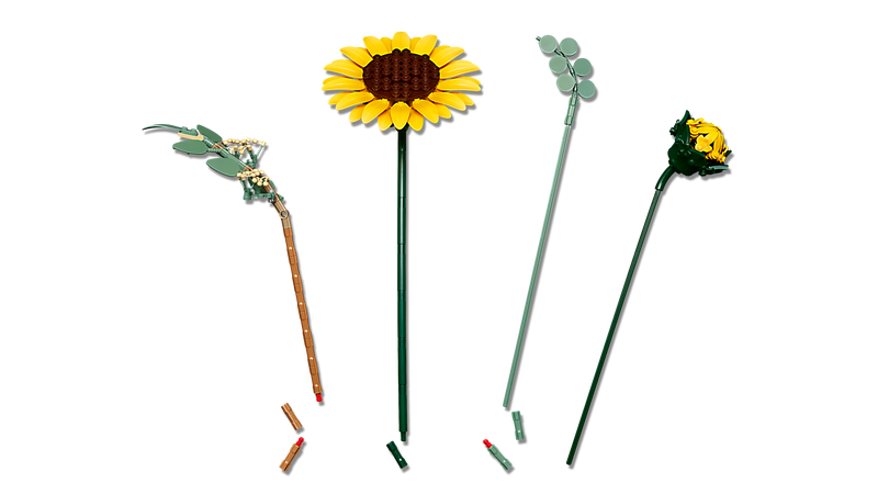 LEGO Sunflower Bouquet flower building set 686 pieces (British brand)