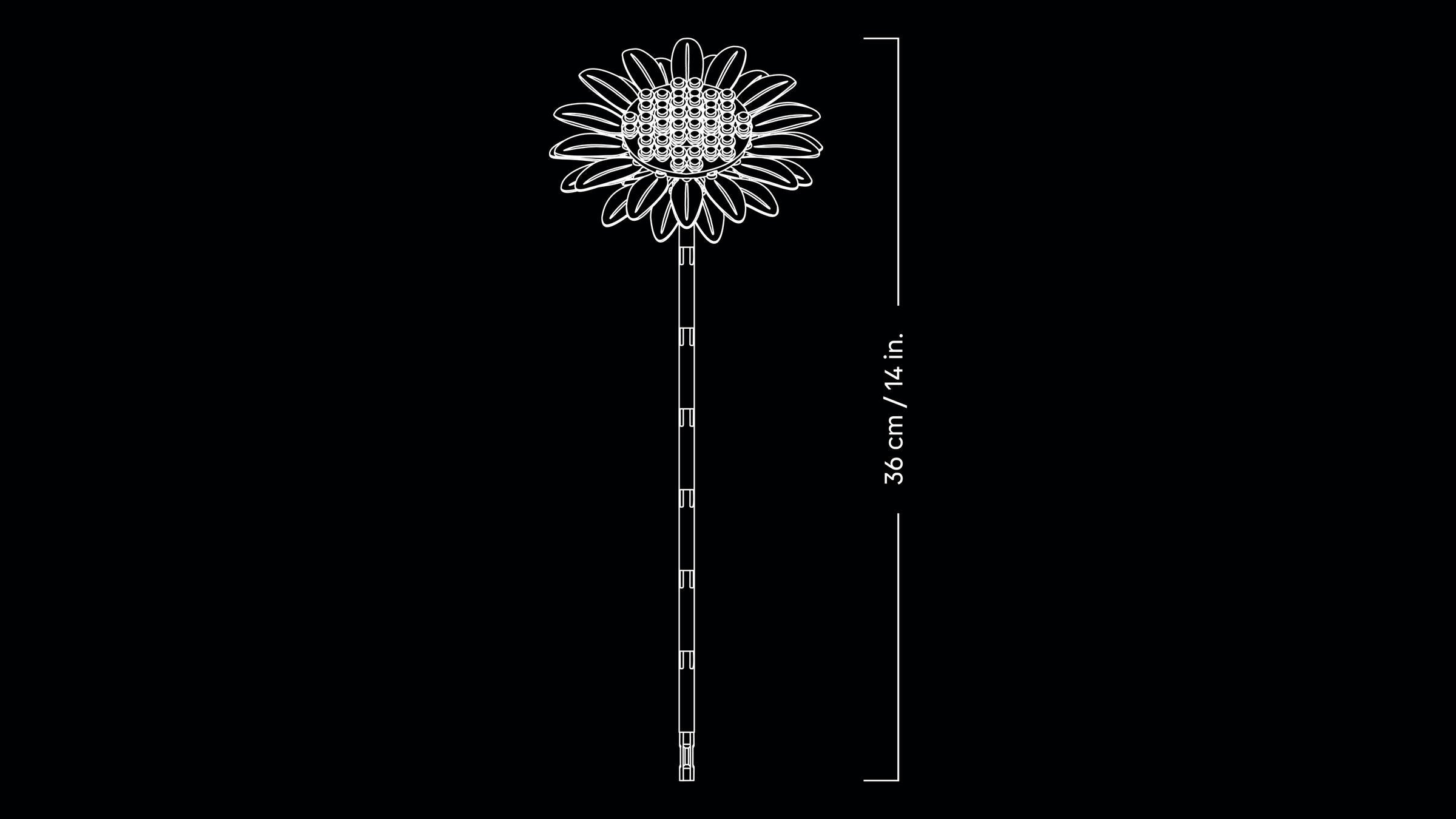 LEGO Sunflower Bouquet flower building set 686 pieces (British brand)
