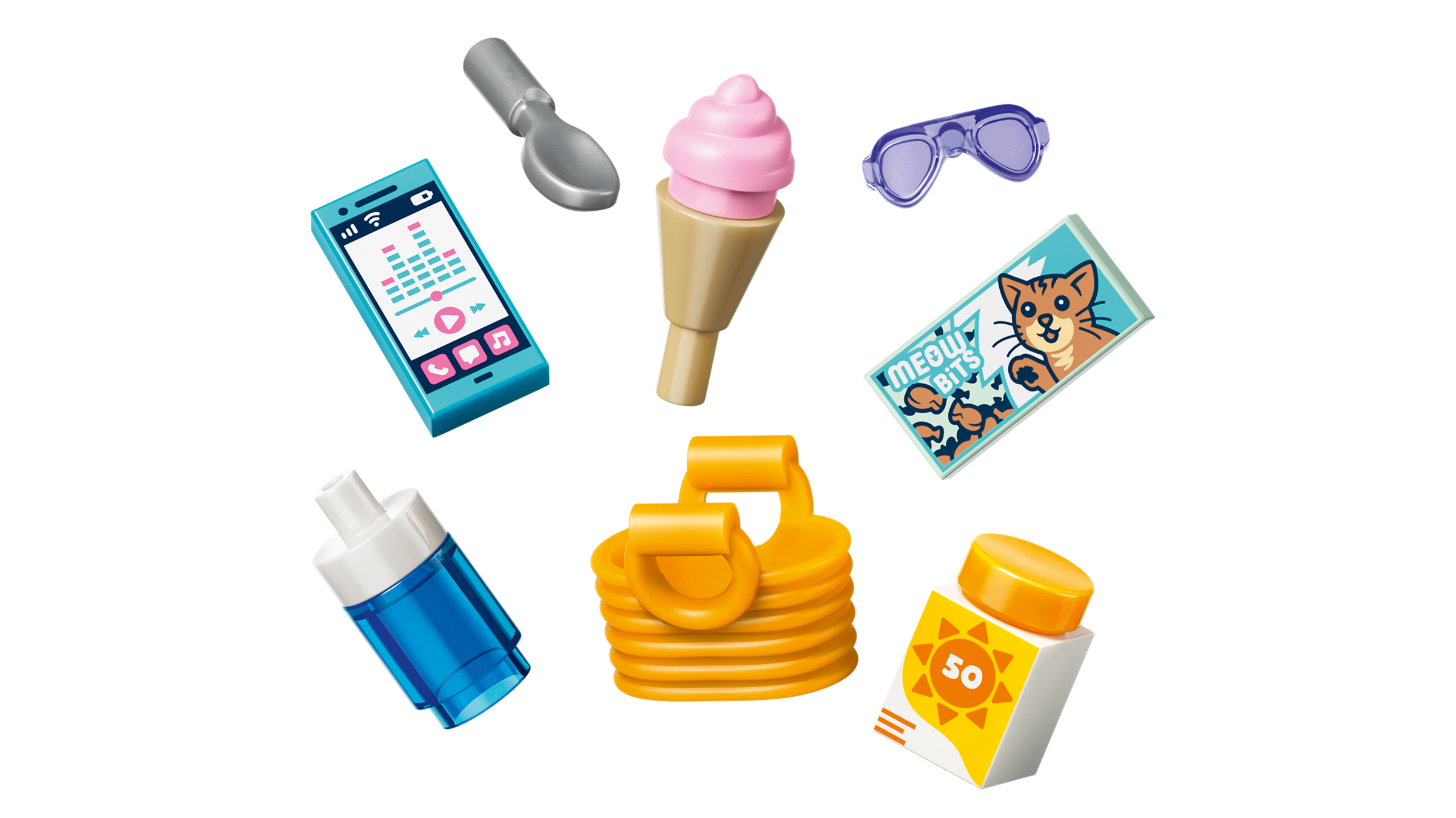 LEGO Friends Fun Water Park Day playset with pets - British product