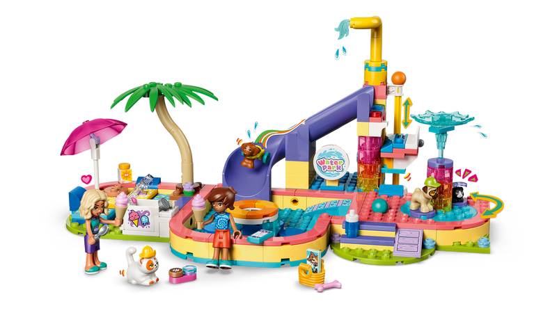 LEGO Friends Fun Water Park Day playset with pets - British product