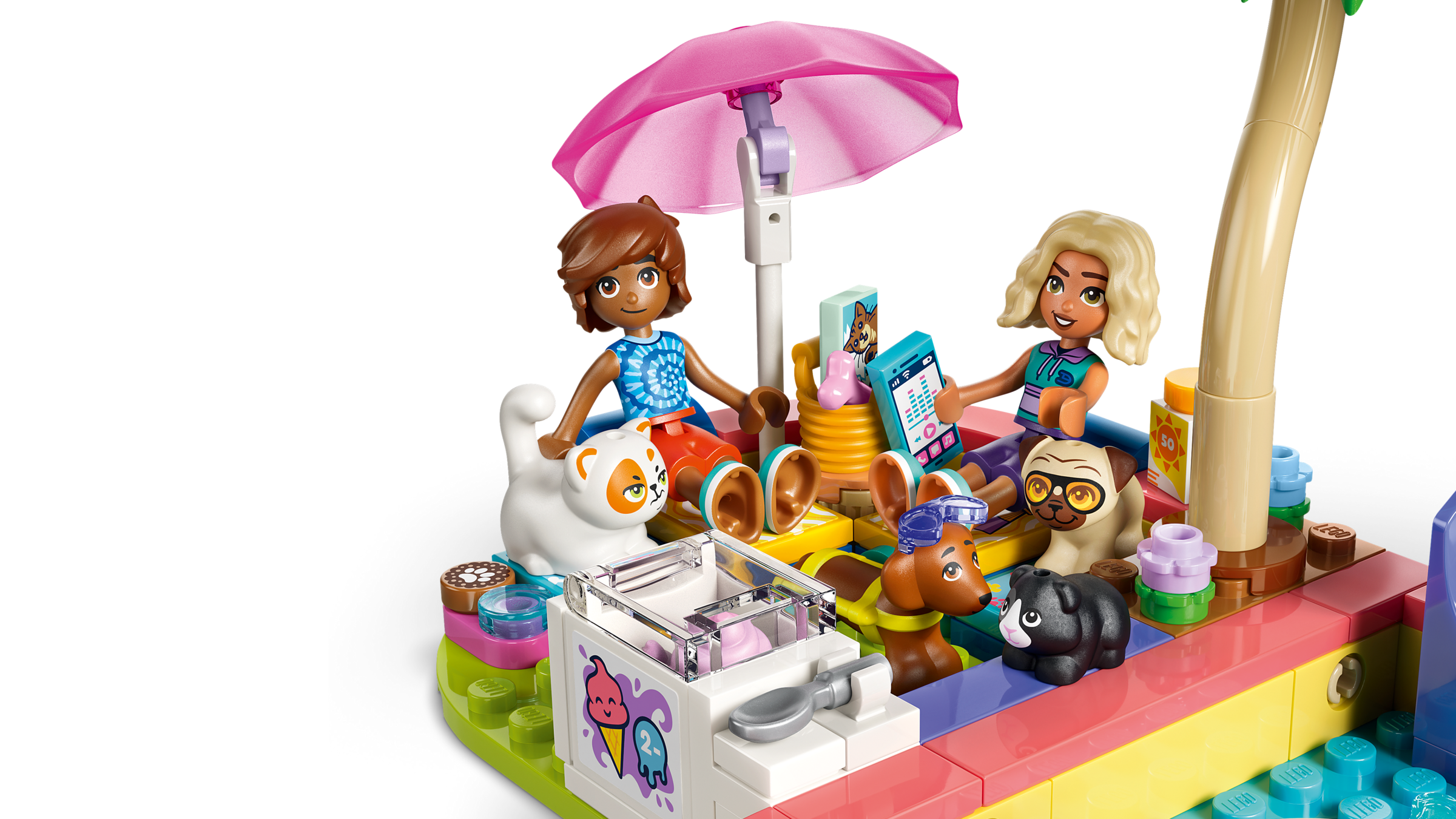LEGO Friends Fun Water Park Day playset with pets - British product