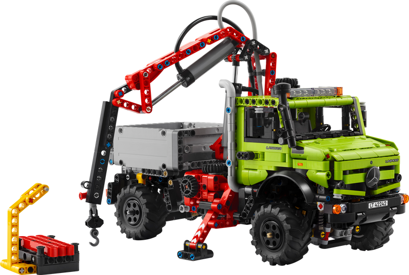 LEGO Technic Mercedes-Benz Unimog with crane building toy - British product