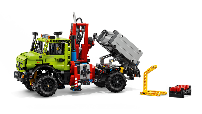 LEGO Technic Mercedes-Benz Unimog with crane building toy - British product