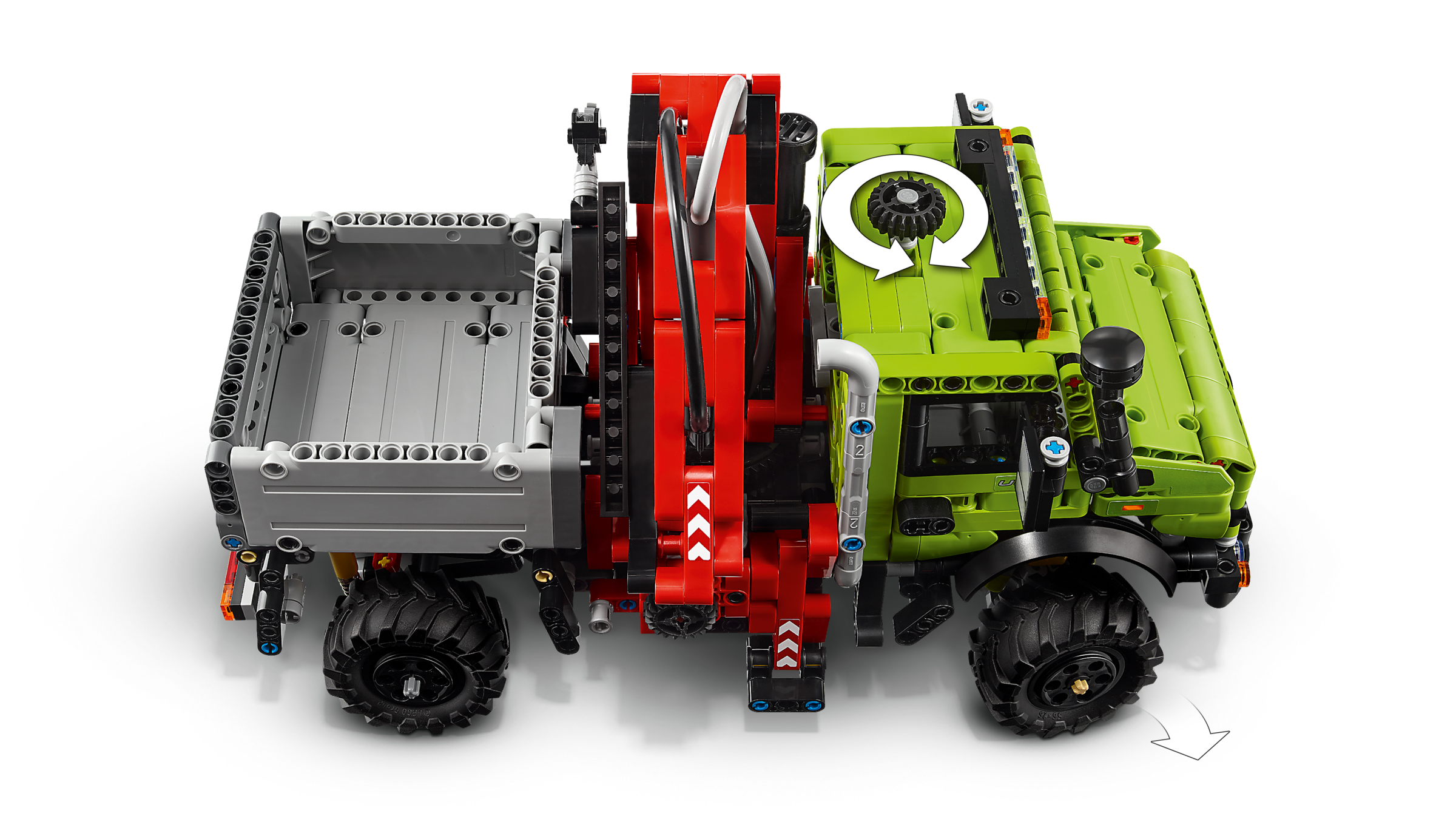 LEGO Technic Mercedes-Benz Unimog with crane building toy - British product