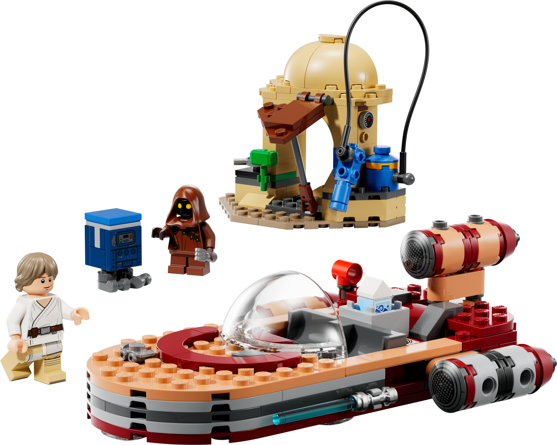 LEGO Star Wars Luke's Landspeeder building toy set 215 pieces, UK version