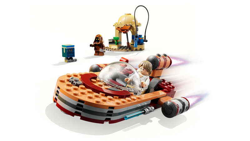 LEGO Star Wars Luke's Landspeeder building toy set 215 pieces, UK version