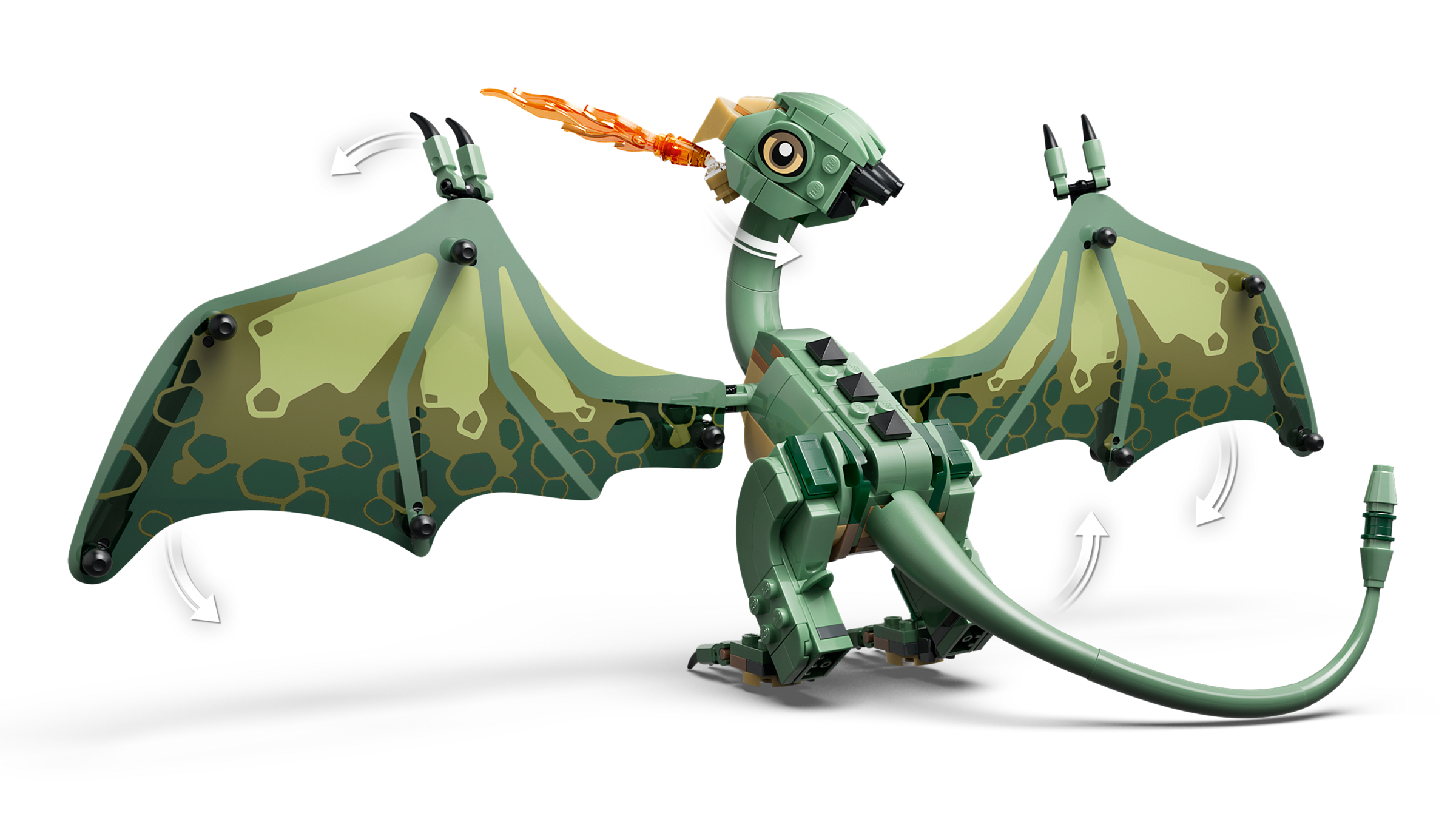 LEGO Norbert baby dragon toy 482-piece set (British brand)