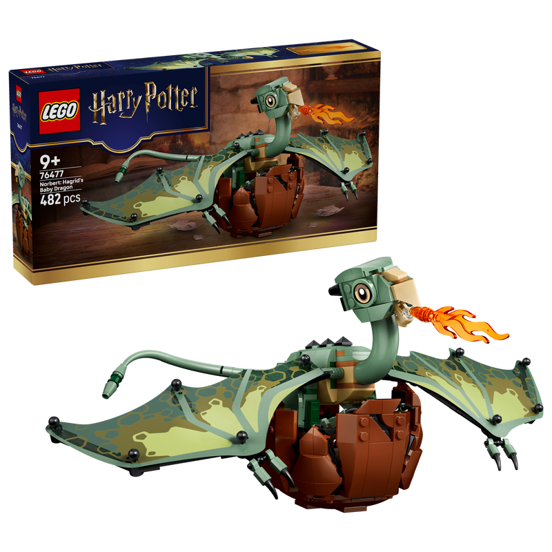 LEGO Norbert baby dragon toy 482-piece set (British brand)