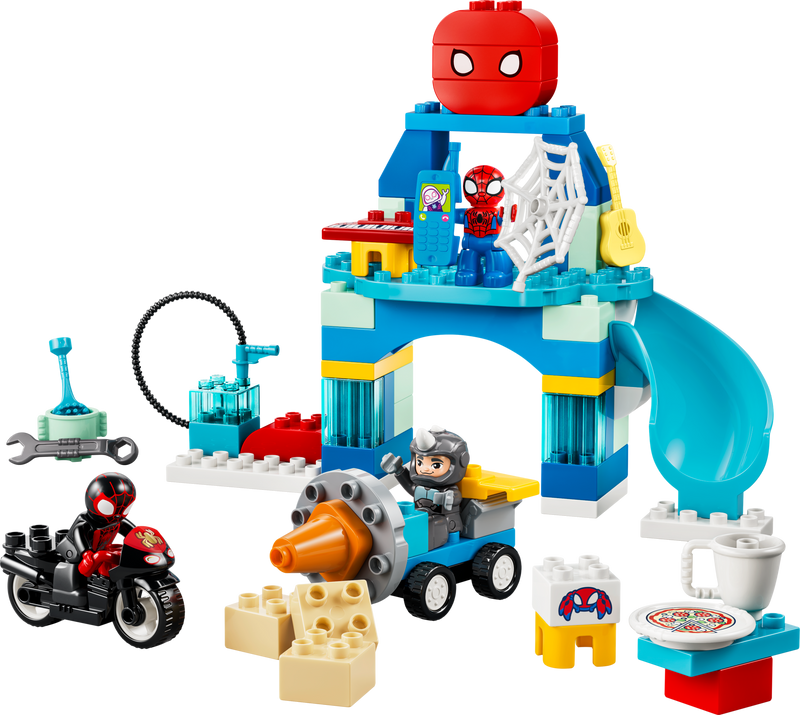 LEGO Duplo Marvel Team Spidey Webquarters building toy set, UK version