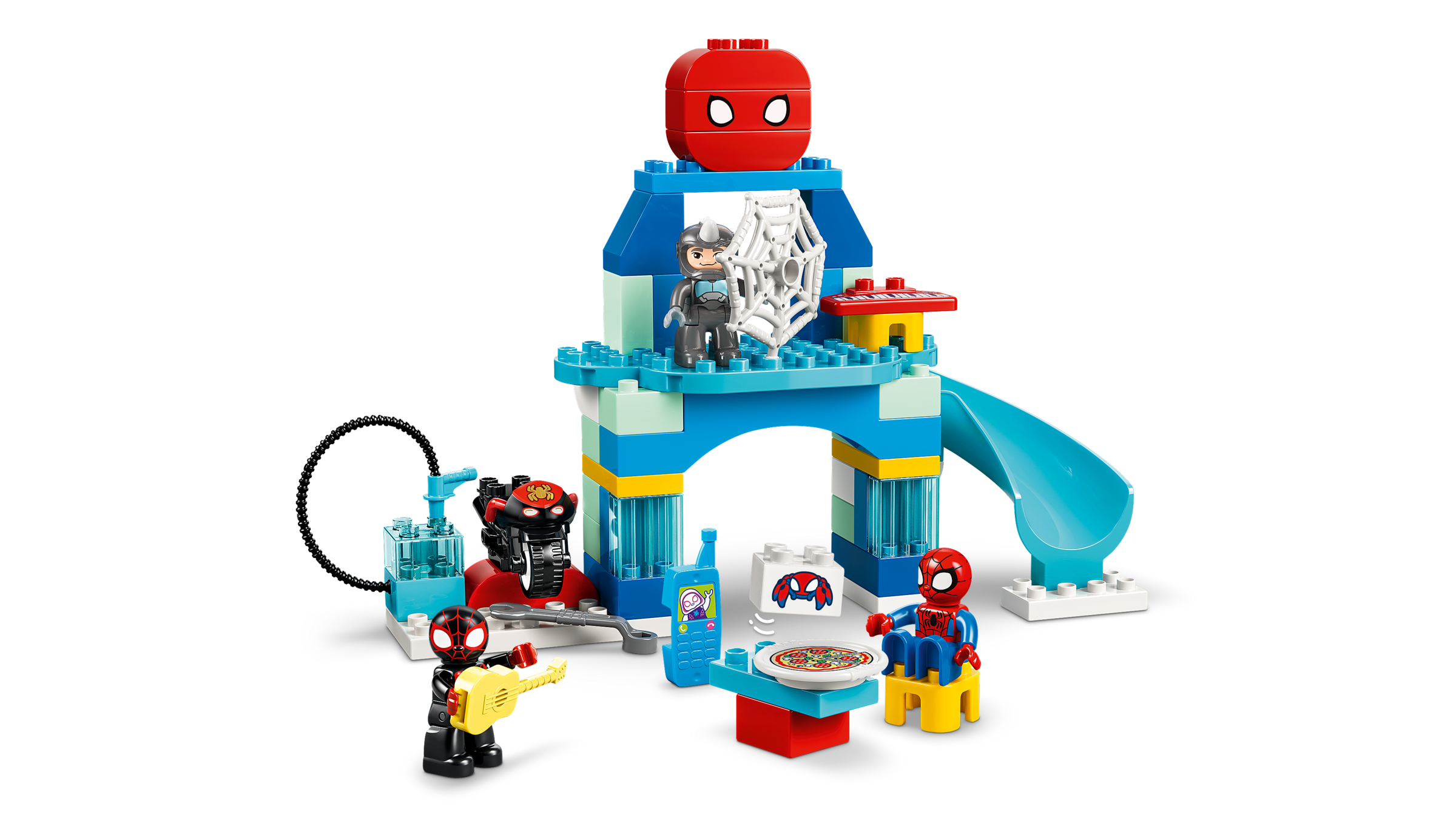 LEGO Duplo Marvel Team Spidey Webquarters building toy set, UK version