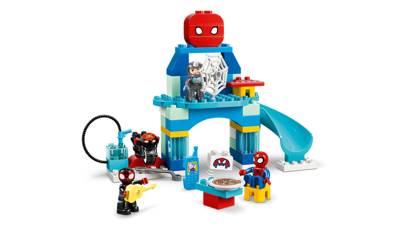LEGO Duplo Marvel Team Spidey Webquarters building toy set, UK version