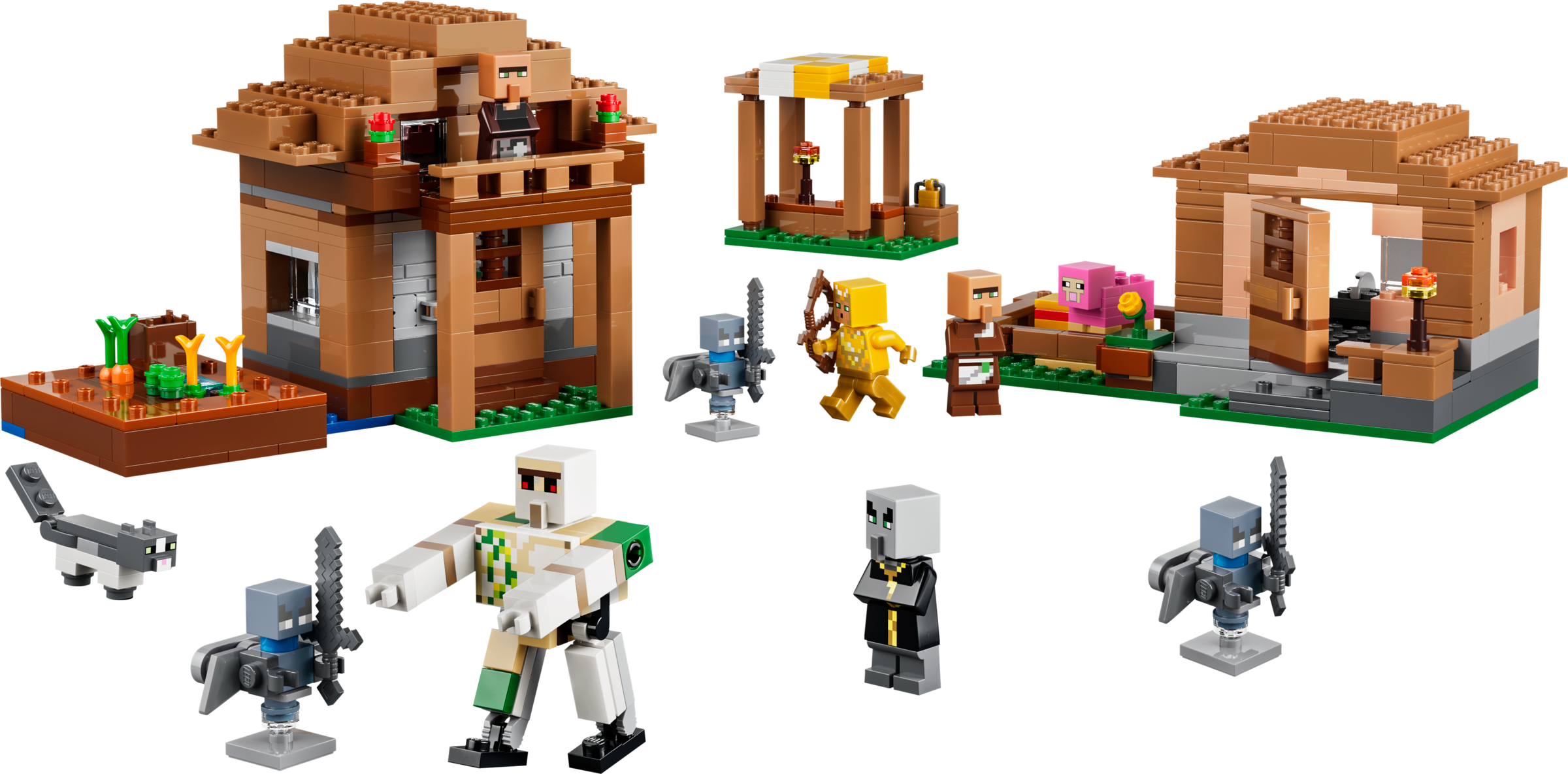 LEGO Minecraft Evoker Village Attack set 607 pieces - British product