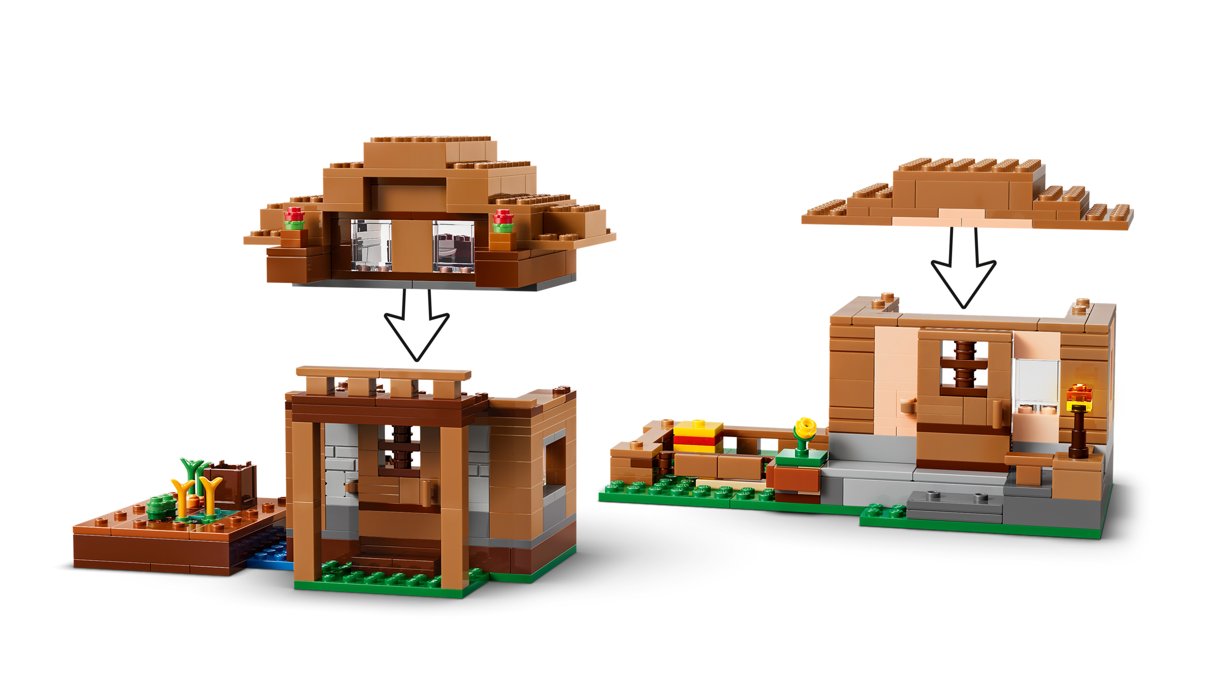 LEGO Minecraft Evoker Village Attack set 607 pieces - British product