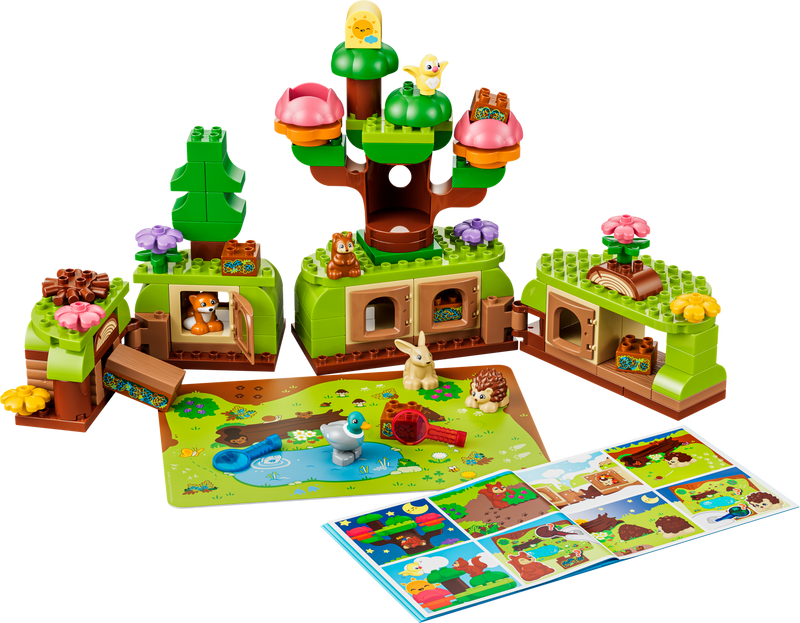 LEGO DUPLO Discovery Forest wild animals playset (British brand)