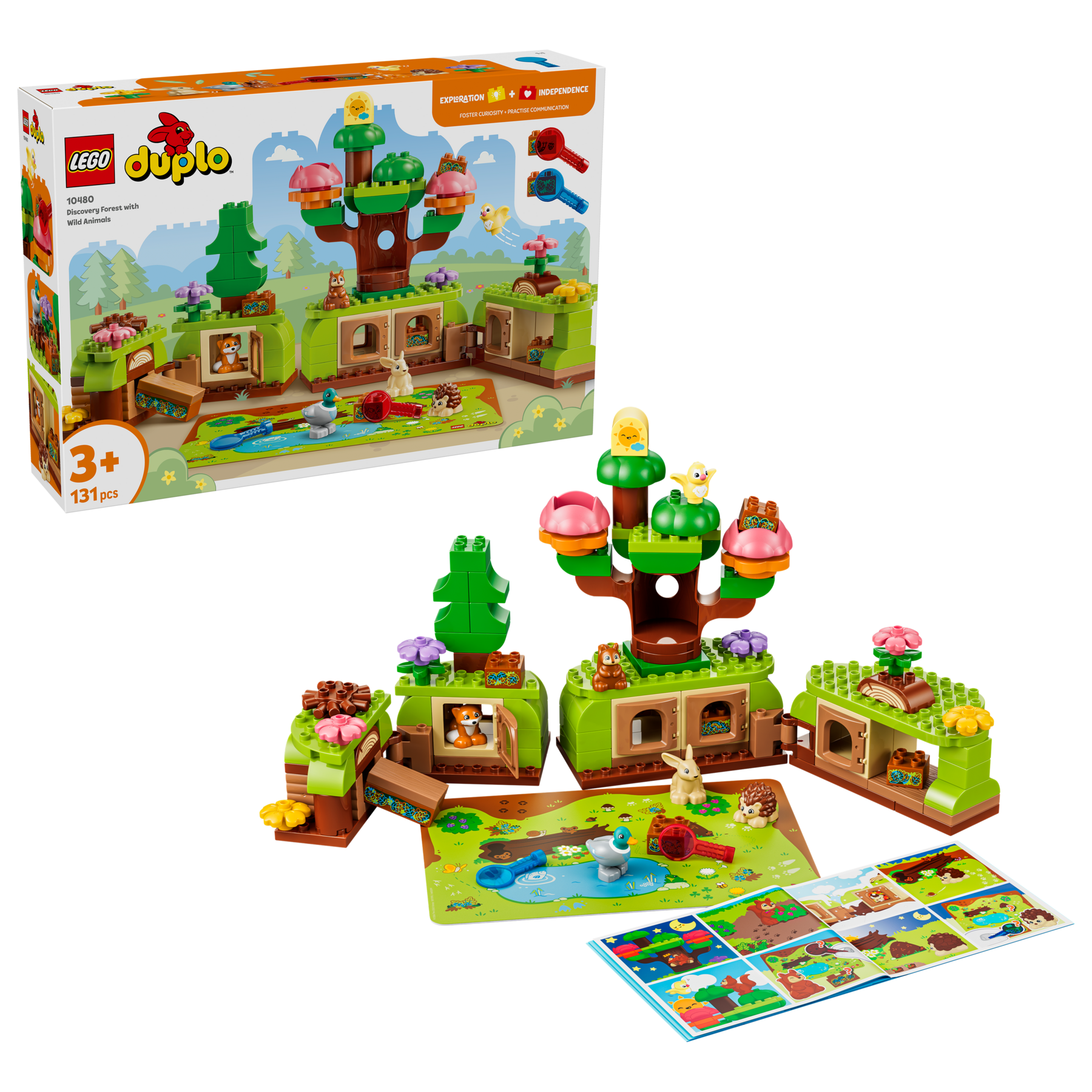 LEGO DUPLO Discovery Forest wild animals playset (British brand)