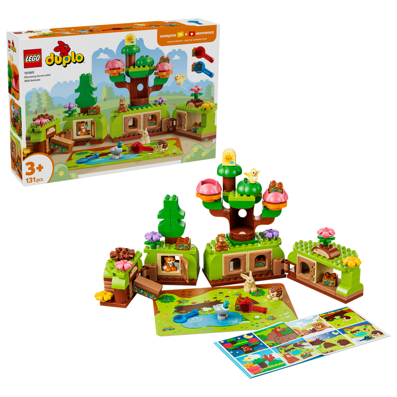 LEGO DUPLO Discovery Forest wild animals playset (British brand)