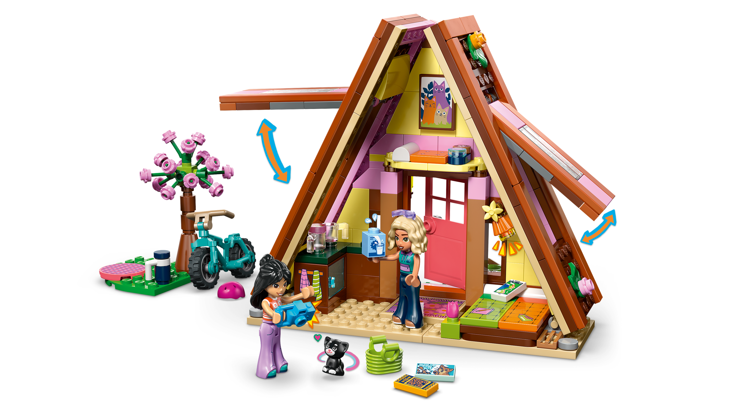 LEGO Friends Nature Glamping Cabin building set - British product