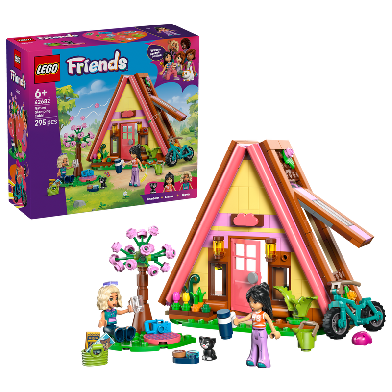 LEGO Friends Nature Glamping Cabin building set - British product