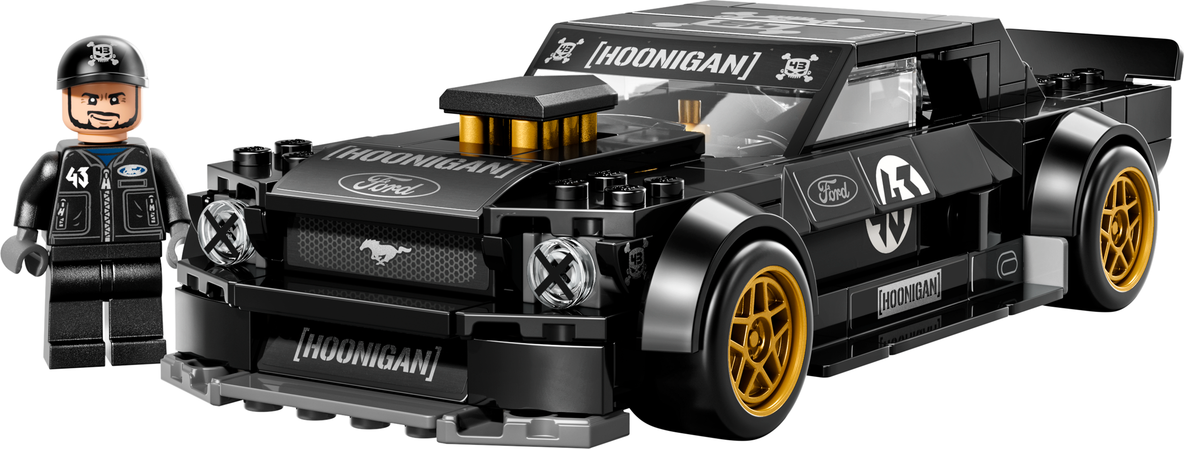 LEGO Speed Champions Ken Block Mustang Hoonicorn 345 piece building set, UK version