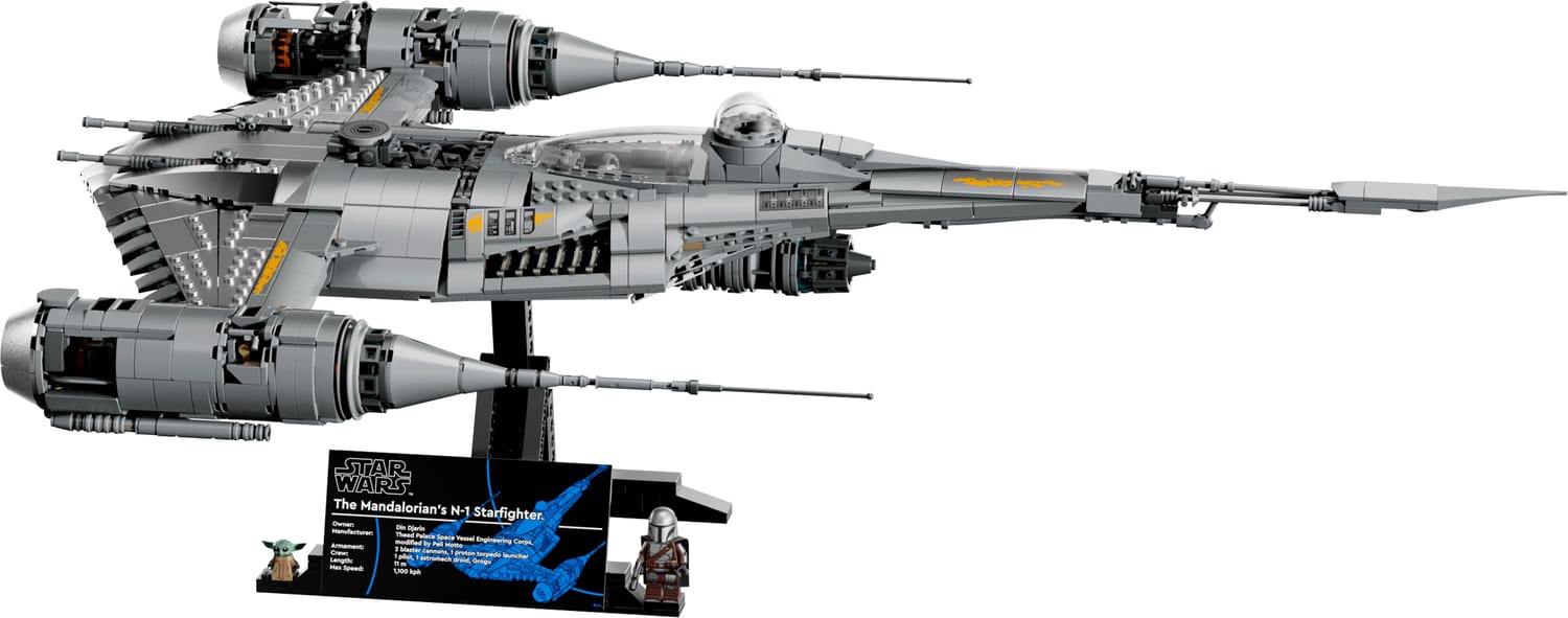 LEGO N-1 Starfighter UCS building set 1809 pieces, UK version