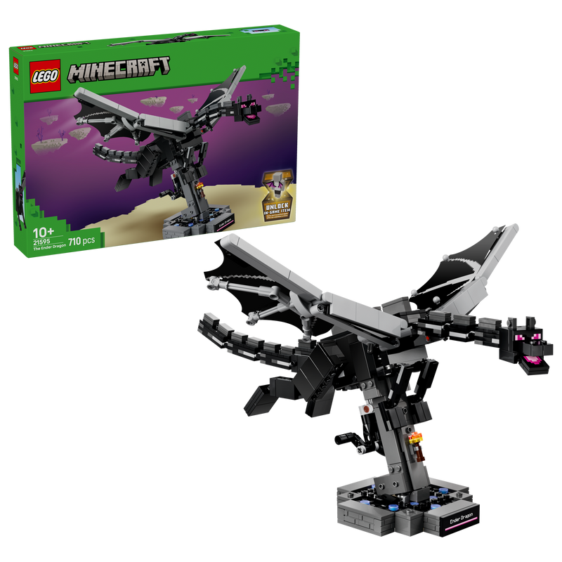 Minecraft Ender Dragon building toy 710 pieces, imported from the UK