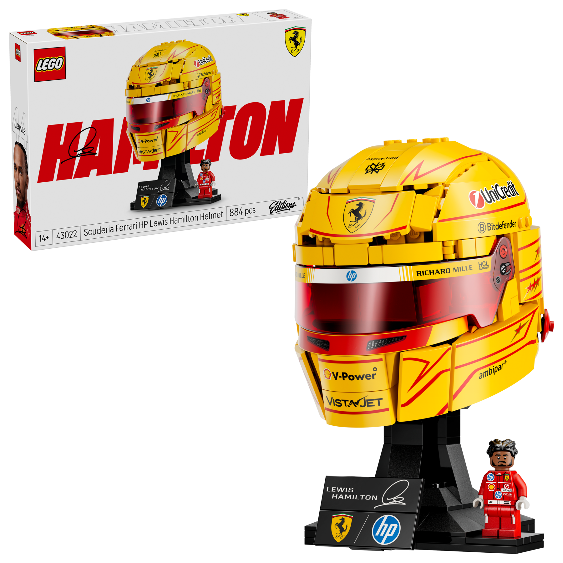 LEGO Scuderia Ferrari Lewis Hamilton Helmet building set (British brand)