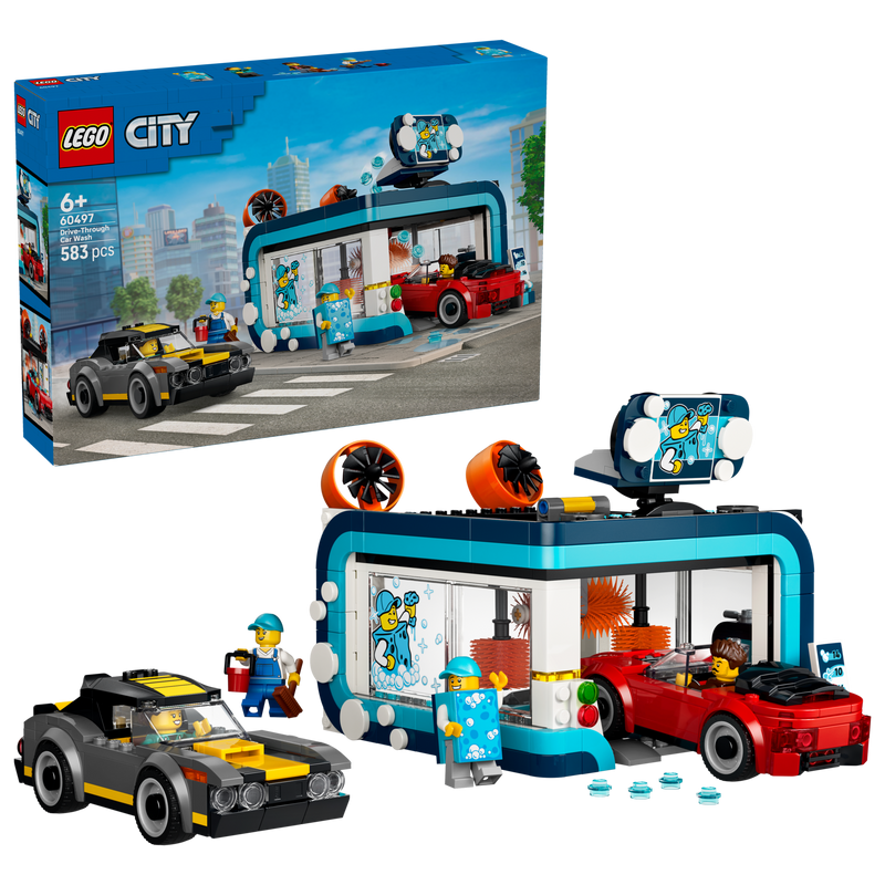 LEGO Drive-Through Car Wash set 583 pieces (British brand)
