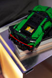 LEGO Technic green Bugatti Chiron Pur Sport hypercar 771 pieces, UK version