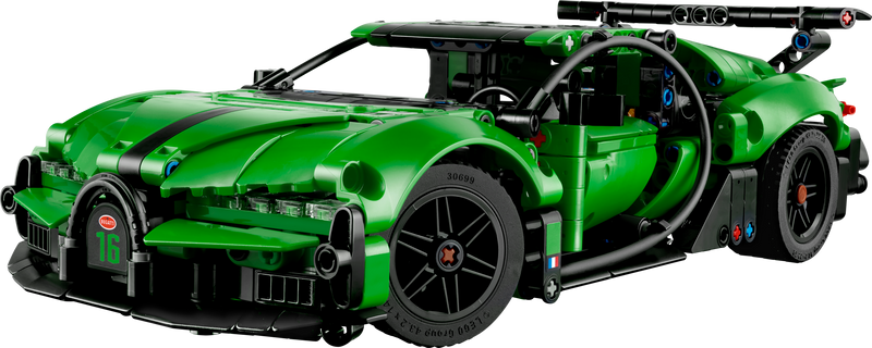 LEGO Technic green Bugatti Chiron Pur Sport hypercar 771 pieces, UK version