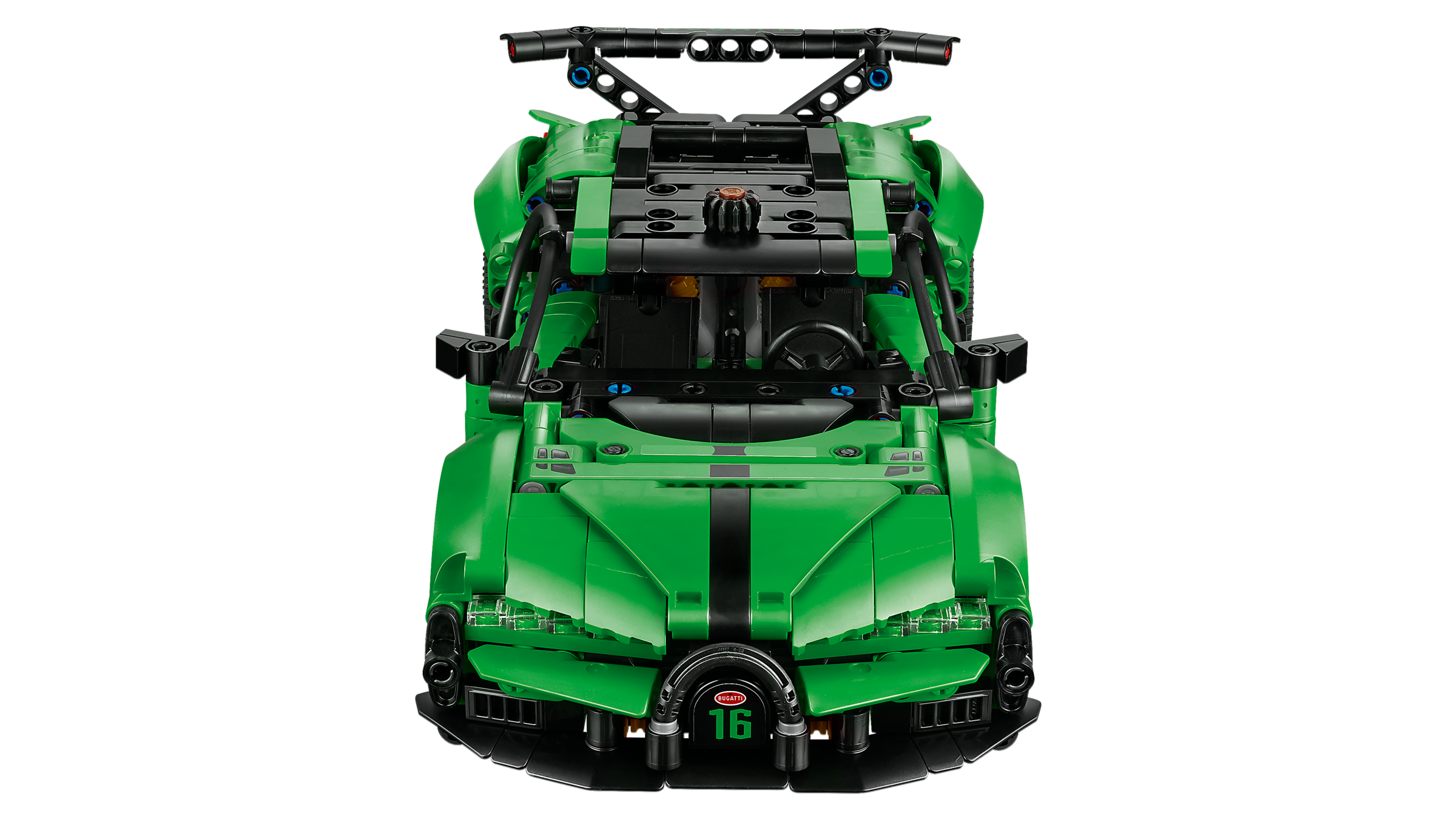 LEGO Technic green Bugatti Chiron Pur Sport hypercar 771 pieces, UK version