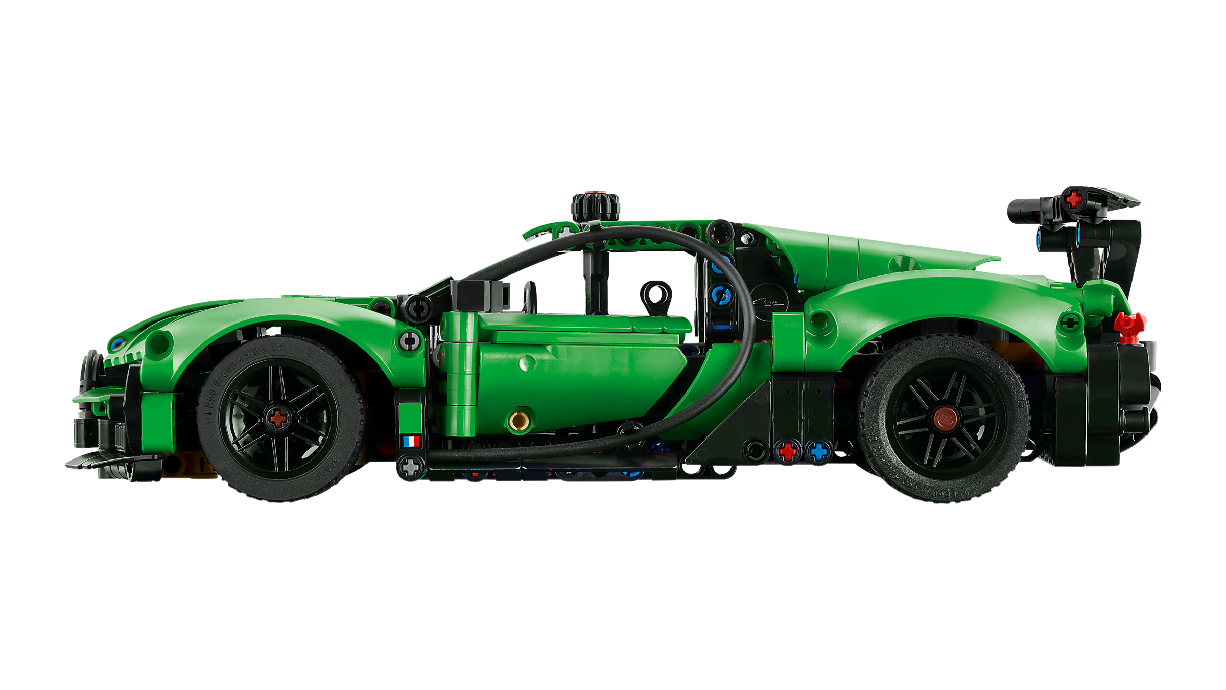 LEGO Technic green Bugatti Chiron Pur Sport hypercar 771 pieces, UK version