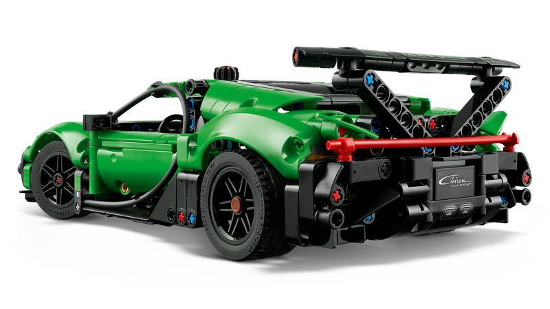 LEGO Technic green Bugatti Chiron Pur Sport hypercar 771 pieces, UK version
