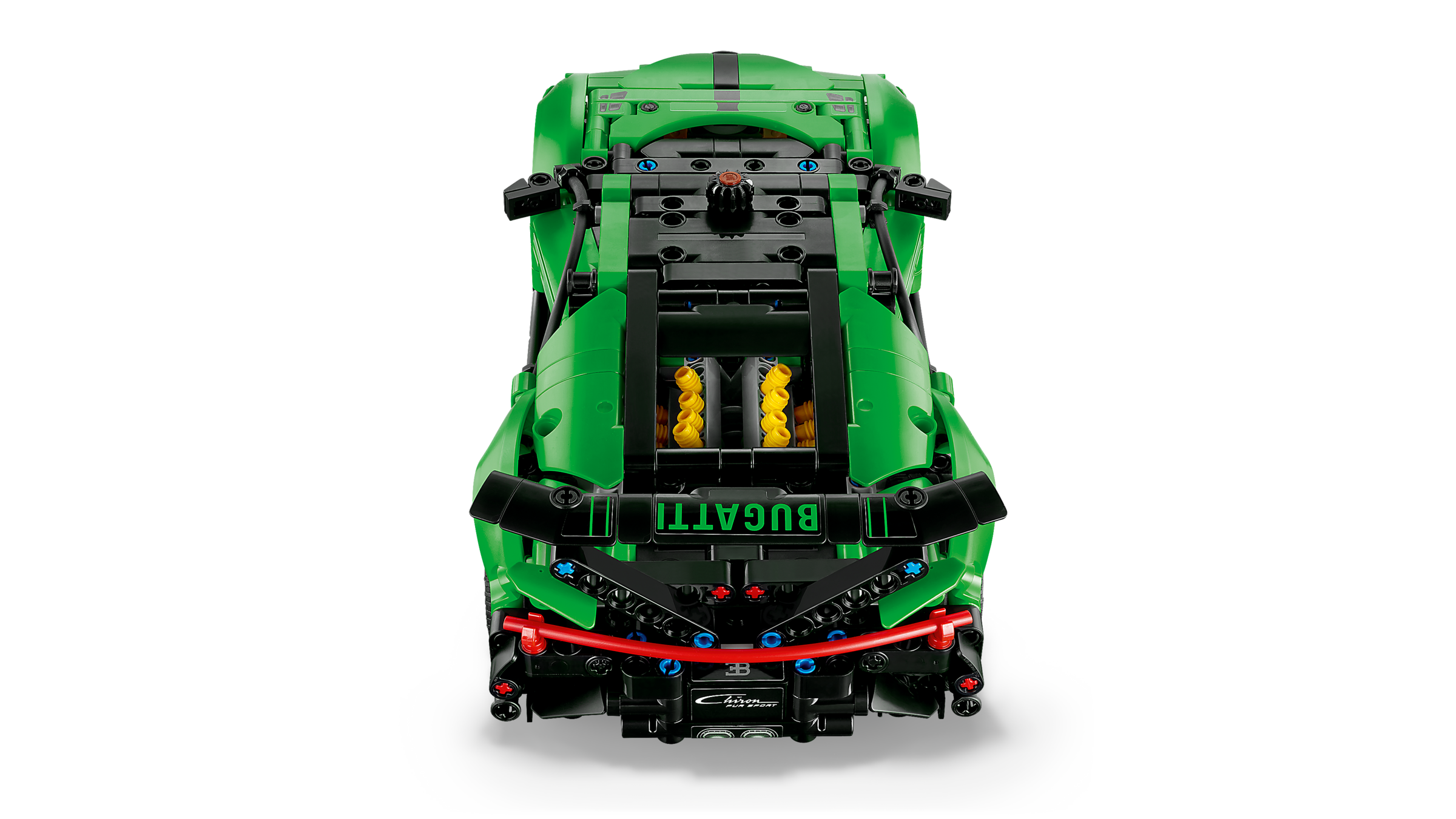 LEGO Technic green Bugatti Chiron Pur Sport hypercar 771 pieces, UK version