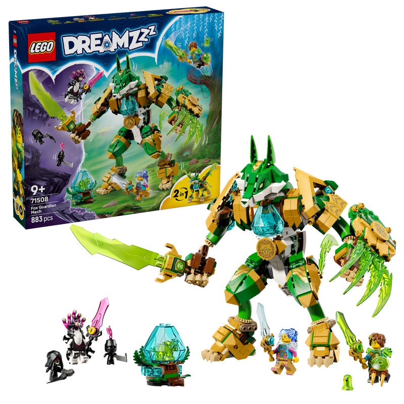 LEGO DREAMZzz Fox Guardian Mech building set, UK version