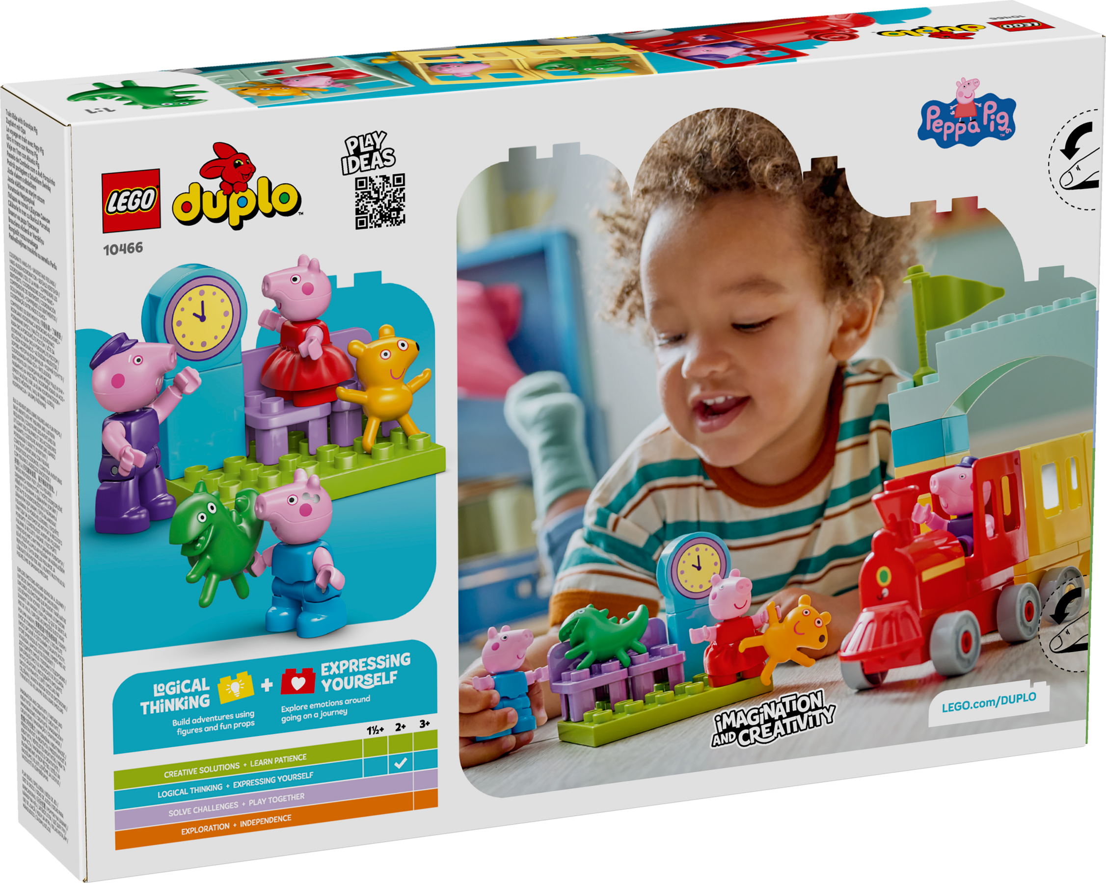 LEGO DUPLO Peppa Pig train set Train Ride with Grandpa Pig 35 pieces - British product