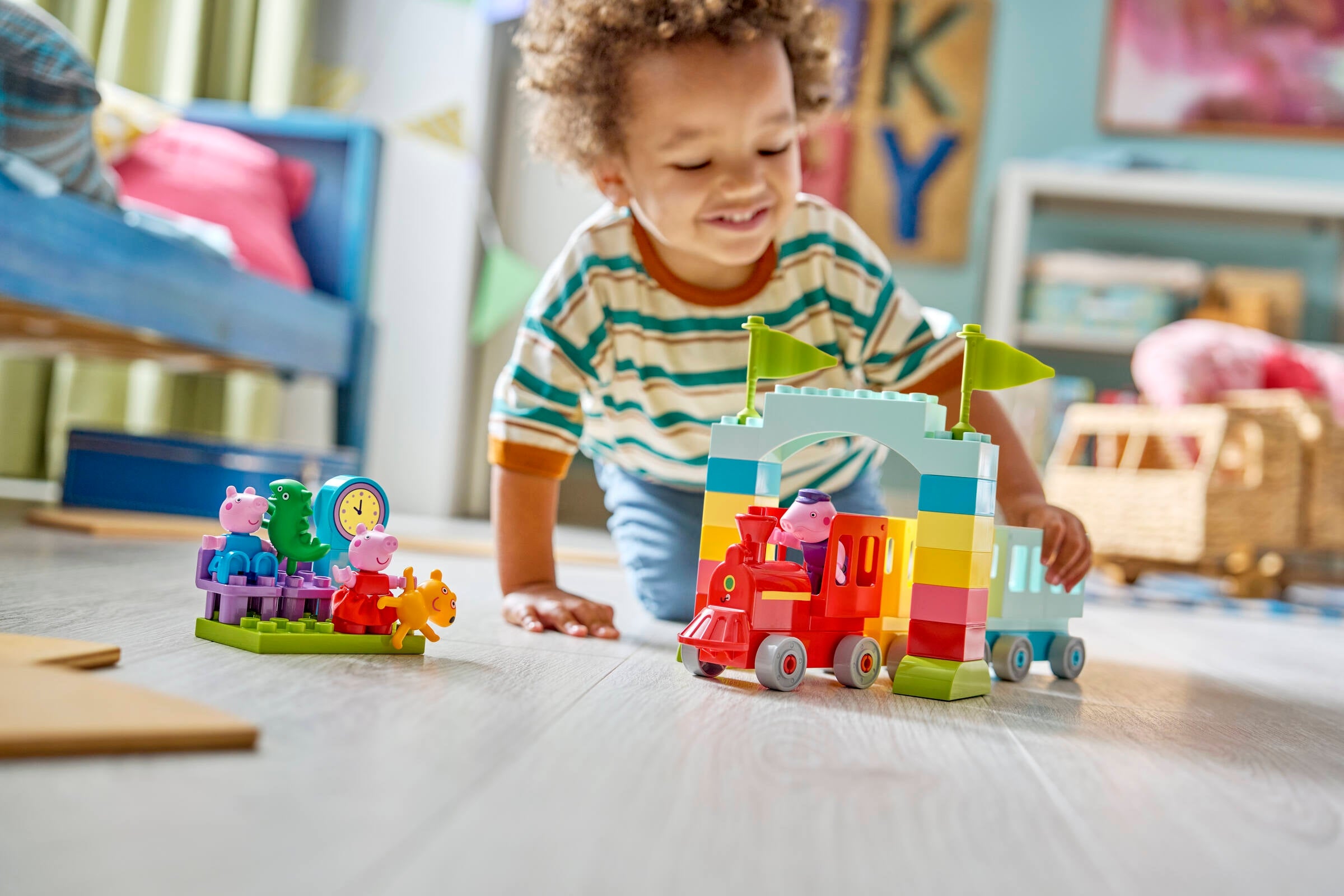 LEGO DUPLO Peppa Pig train set Train Ride with Grandpa Pig 35 pieces - British product